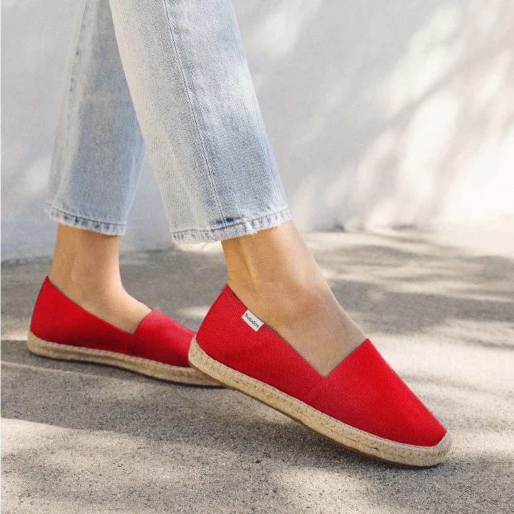 SOLUDOS Tomato Red 🍅 The Original Dali flat espadrilles
